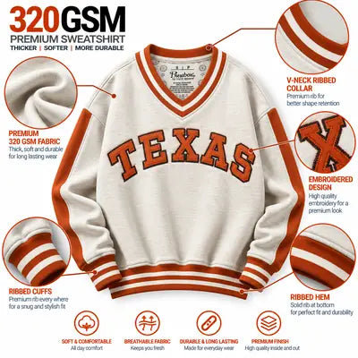 Men & Women Stitched Fleece Embroidered Sweat Shirt