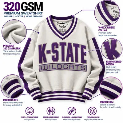 Men & Women Stitched Fleece Embroidered Sweat Shirt