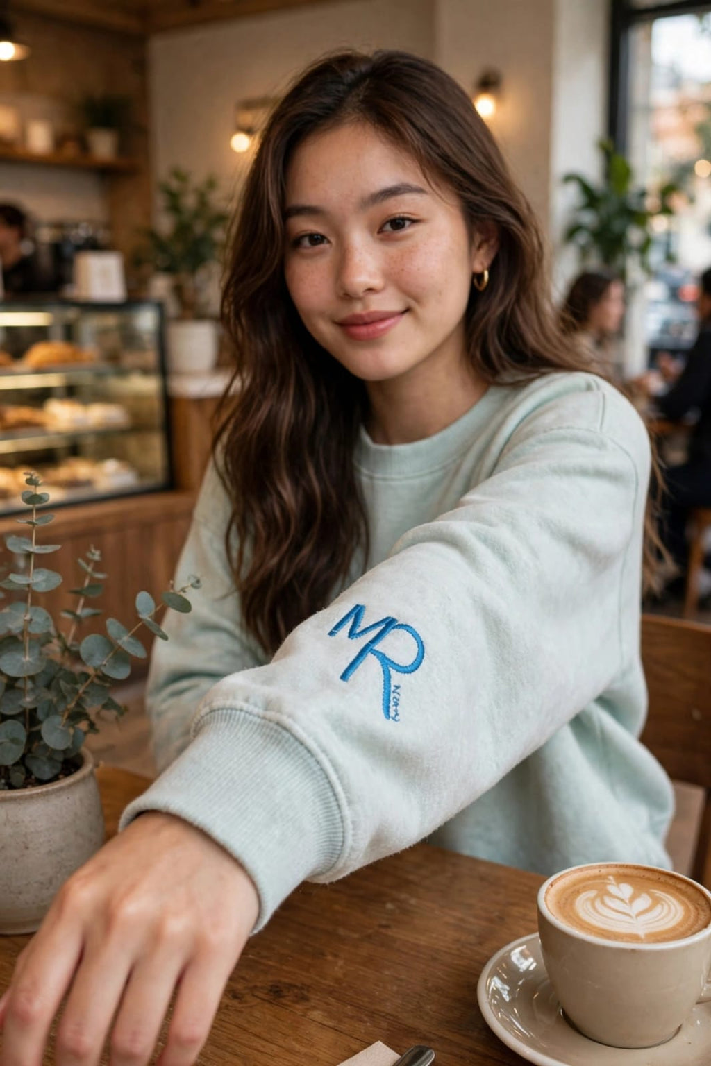 Mr. Money Embroidered Sweatshirt - Pastel Pink - 320 GSM